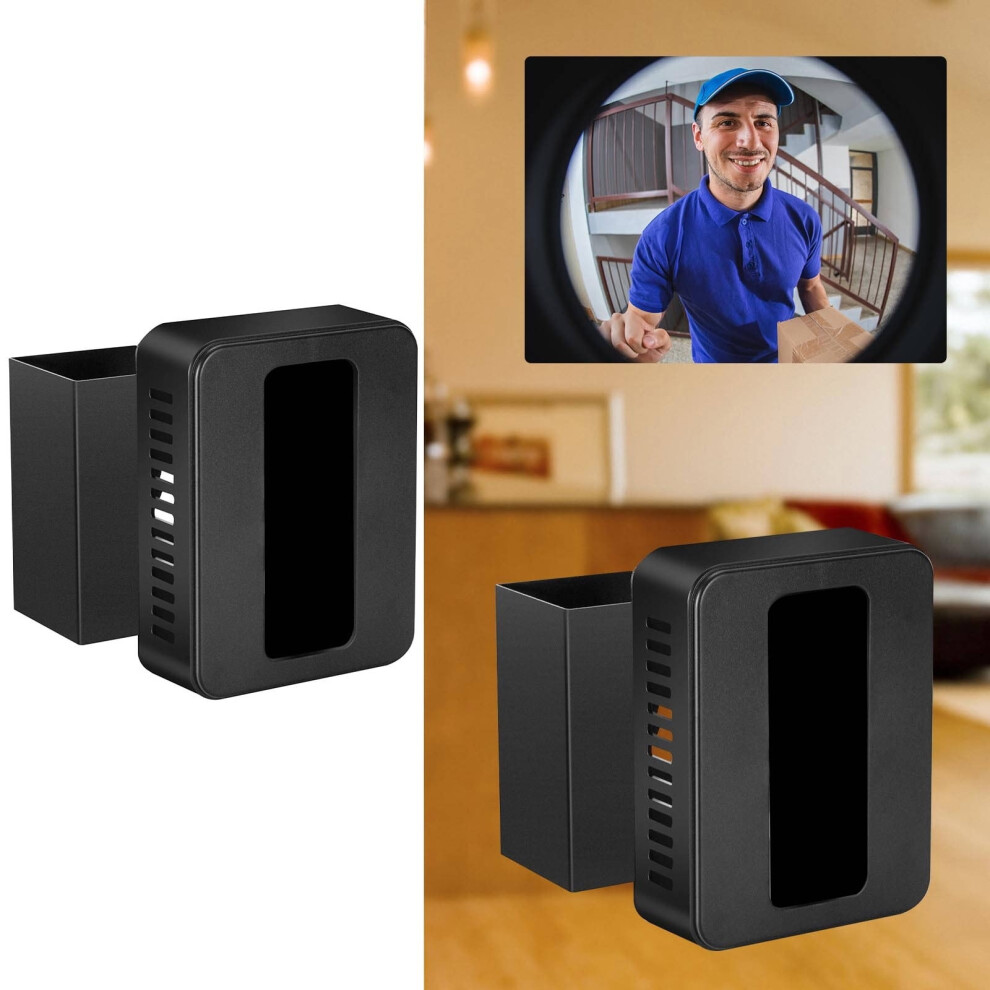 Cailmei Anti-Theft Video Doorbell Bracket Compatible with Most Video Doorbells, No-Drill Mounting for Houses, Black, One Size-image-OPC-PR6GWF9-NEW