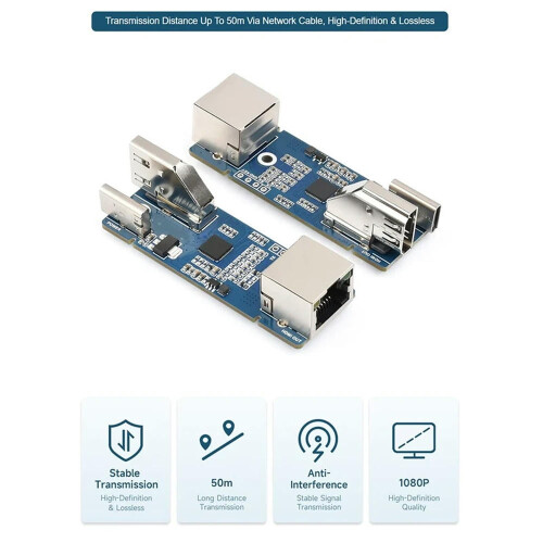 ΓΙΑ Μετάδοση χωρίς απώλειες σήματος Ext1080P, απόσταση μετάδοσης έως και 50 μέτρα μέσω