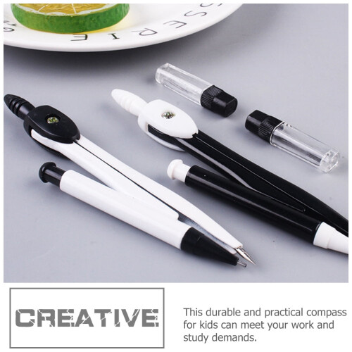 Eease 6pc Math Compass Set for Students, Teachers, Office, Carpentry & Art 2
