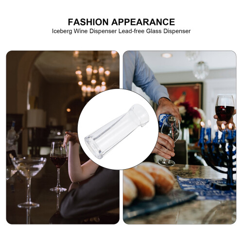 Guangmc Clear Personal200ML Αεριστήρας Decanter για Home Bar 1