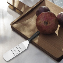 Xubond Kitchen Essentials, Udendørs Grillværktøj BBQ Stegeskovl Tippanyaki Madlavningssæt Madtang, Sølv, Køkkenessentials