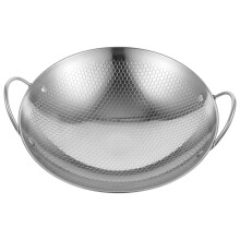 Eease 8" Stainless Steel Wok Pan for Cooking