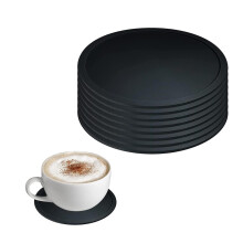 Ynlkorvg Onderzetters Set van 8 Ronde Glazen Onderzetters 10 cm / 3,9" met Opbergdoos voor Bar, Koffie, Thuis en Keukenbenodigdheden