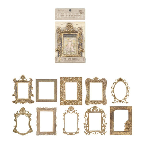 Retro Frame Hollow-Out Square Round Shape Picture Frames K8F1 1 Collage E1I4