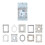 Retro Frame Hollow-Out Square Round Shape Picture Frames K8F1 1 Collage E1I4 4