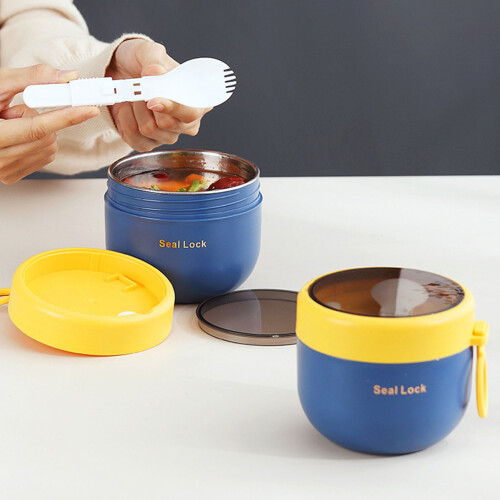 Dream LifestyleΒάζο τροφίμων 600ml με μόνωση, δοχείο σούπας Bento Box κενού συμβατό με παιδιά 1