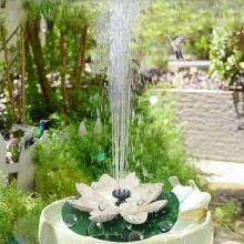 Miayilima Solar Power Water Sprinklers Pump, Plastic White, 10 Piece