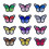 24 pieces Butterfly Iron on patch Butterfly Iron on patch Sew on 5