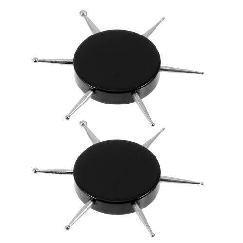 JMXIANG2PCS Εργαλεία στίξης νυχιών, Επαγγελματικά κυκλικά στυλό στίξης για μανικιούρ