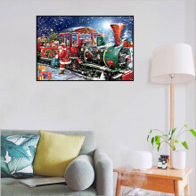 Viflosae kerstdecoraties, kerst 5d, doe-het-zelf borduurwerk, strass-steentjes, kerstdecoraties voor binnen, Black Friday-aanbiedingen