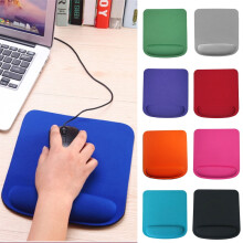Tappetino per mouse D-GROEE con poggiapolsi, in spugna antiscivolo per ufficio e gaming, compatibile con Mac/PC, tappetino leggero per alleviare il