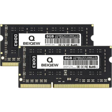 Kit de memória DDR3Ram 16GB (2x8G) 1333MHz PC3-10600CL9 1.5V para laptop, formato SODIMM, conector de 204 pinos, sem ECC e sem buffer.