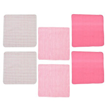 Küchenhandtuch-Set, 6-teilig, Geschirrtücher, Reinigungslappen, Teetücher, Baumwollgarn