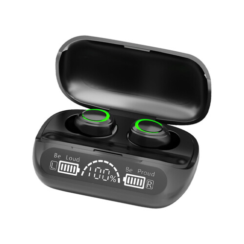 EQWLJWE XG02Ασύρματα ακουστικά Bluetooth 5.1 Ipx5 Αδιάβροχα ακουστικά μπάσων μεγάλης
