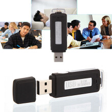 Mini 8GB USB-stick met digitale audio- en spraakrecorder, 150 uur opname, radio.