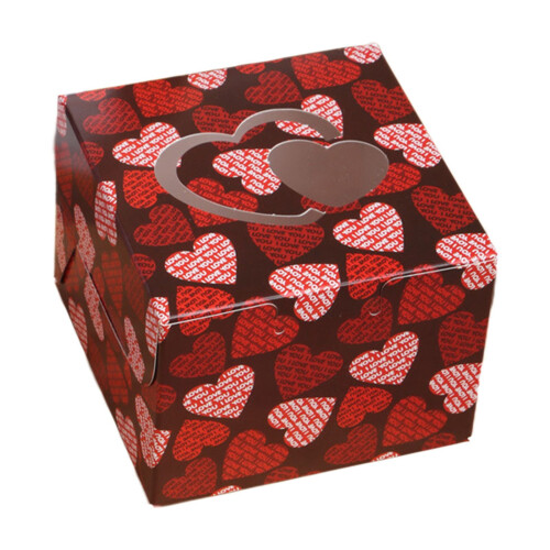 Πολύχρωμο άδειο κουτί, κουτί έκπληξης για την ημέρα του Αγίου Βαλεντίνου, κουτιά