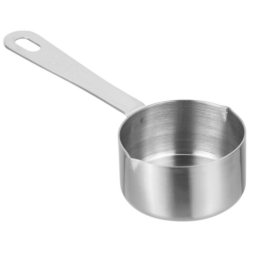 Mini-Topf und Messbecher-Set aus Edelstahl – Küchenhelfer