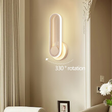 Kiplyki Flash Deals Sovrum Sänglampa LED Modern 360 roterande gångvägglampa
