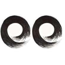40Pieces20Inches Black Waxed Necklace Cord with Clasp Bulk for Bracelet Necklace and Jewelry Making