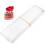 1 conjunto com 100 unidades de sacos termorretráteis transparentes de PVC de 45 x 28 cm (17,7 x 11 polegadas), filme retrátil retangular grande 1