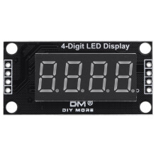 jixopn TM1637LED kijelző modul4 számjegyű óra modul digitális LED modul (kék)