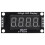 Módulo de display LED jixopn TM1637, módulo de relógio digital de 4 dígitos (azul) 1
