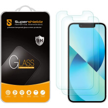 (2-pack) Utformad för kompatibel med Apple, kompatibel med iPhone 13Mini (5,4 tum), härdat skärmskydd i härdat glas, reptåligt,