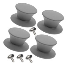 Accessoires de cuisine Manchons de protection épais en silicone pour couvercles de casseroles et fers à repasser (4 pièces)