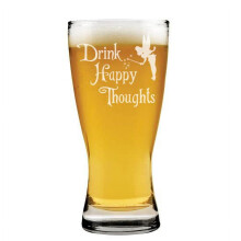 Verre à bière Pilsner de 44 cl (15 oz) Boisson Pensées joyeuses Fée