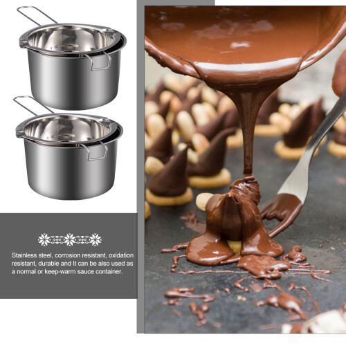 Ensemble de bain-marie double en acier inoxydable durable COSLUS 1