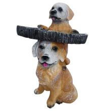 Bain d'oiseaux en résine pour chien, style antique, pour jardin ou terrasse.