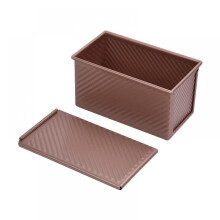 Pullman Loaf Pan with Lid, Non-Stick Loaf Pans for Baking Bread, Carbon Steel Baking Bread Toast Mold