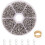 1650 stk. 304 rustfri stål splitringe dobbelt løkke springring diameter 5 mm 1