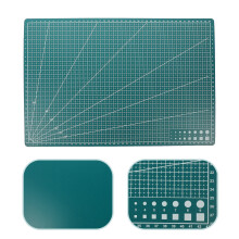 Self Healing Sewing Mat 18"x12", 5-Ply Double Sided, compatible with rotary cutters, fabric, quilting, scrapbooking, A3, Green