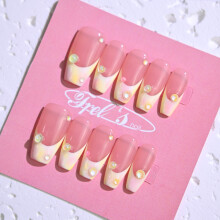 Ongles Frely's BALLERINA Perles à bulles colorées S, Nail art fait main, Ongles à coller, Coffret cadeau pour les fêtes