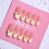 Frely's nail BALLERINA Πολύχρωμες χάντρες με φυσαλίδες S, Χειροποίητα νύχια, Νύχια με press-on, 1