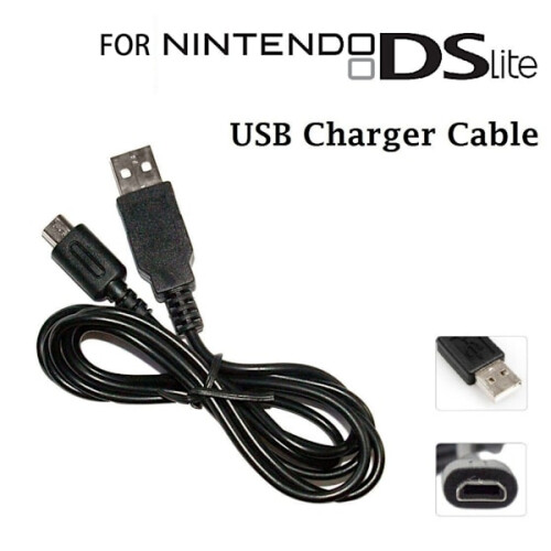 Cable de carga USB compatible con Nintendo DS Lite NDSL