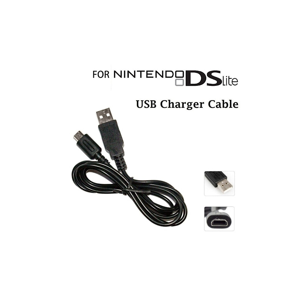 Usb Charger Charging Cable For Compatible With Nintendo Ds Lite Ndsl 9395123536446