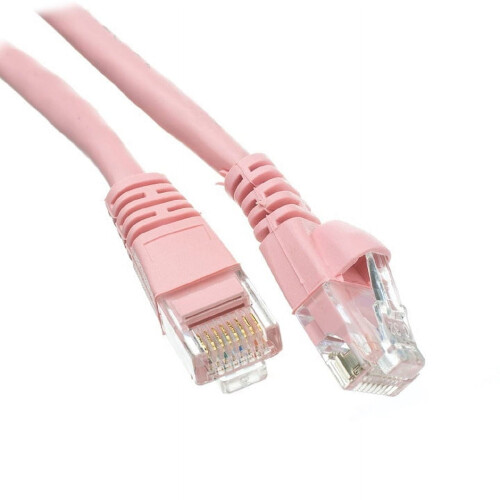 MUTP5E-100PKB - PATCHKABEL CAT5E ROSA 100FT SNAGLEFRÅN