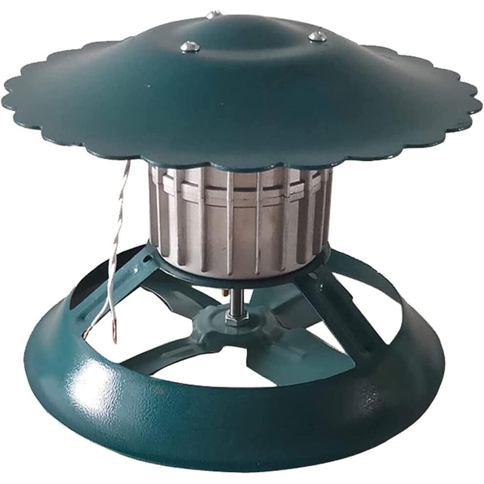 100W Electric Chimney Exhaust Fan For Fireplace Draft Inducing, Rapid Smoke Removal, Heat Resistant 9113335033351