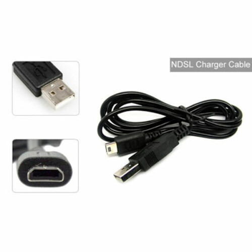 Cable de carga USB compatible con Nintendo DS Lite NDSL 2