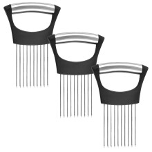 Poaug Cutter Clearance Meat Insert Pin430Rostfritt stål, kompatibel med citronskärare, steklossare, lökskärare, grönsaksskydd, 3-delat kök