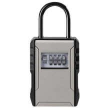 Ampio spazio Design Chiave Password Cassetta di sicurezza grigia per chiavi auto per casa appartamento Cassetta di sicurezza Installazione gratuita