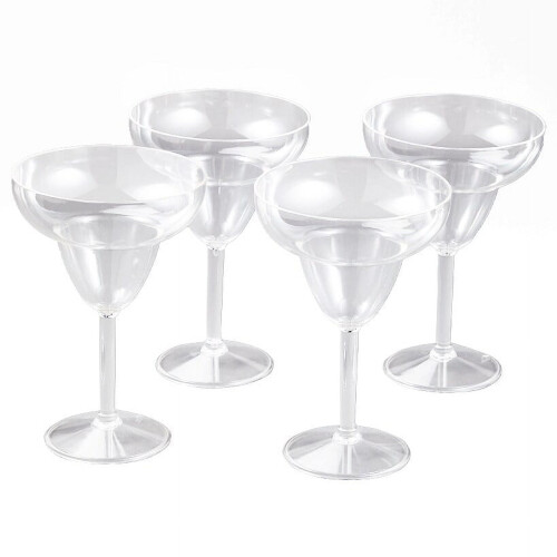 The Lakeside Collection 11oz Margarita-Gläser, 4er-Set