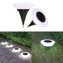 Avtoify Lampada solare da esterno per cortile, giardino, villa, decorazione, illuminazione acqua, lampada A