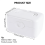 Avvolgitore elettrico per bobine, avvolgitore portatile con maniglia, macchina avvolgitrice automatica per bobine, alimentato tramite USB/batteria 3