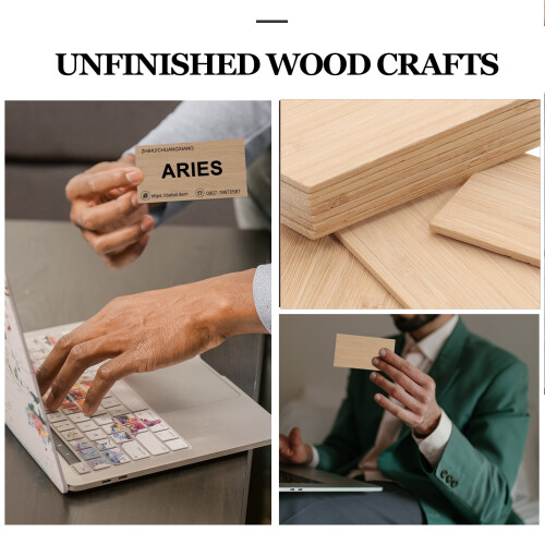 10 τεμάχια επαγγελματικές κάρτες μπαμπού ετικέτες διακόσμηση δίσκοι μπαμπού 2