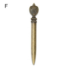 GUIREN Singular Manual Letter Openers Multicolor Letter Opener Zinc Alloy 5x1.3inches