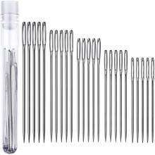 Cross Stitch Knitting Sewing Needle Large Eye Needles DIY With Case Crochet Hook Set Sewing Needle Accessories