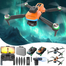 Cyber Monday-aanbiedingen 2024: Viflosae drone met borstelloze motor, 2 camera's, windbestendigheid, headless-modus, gebarenbesturing, FPV,